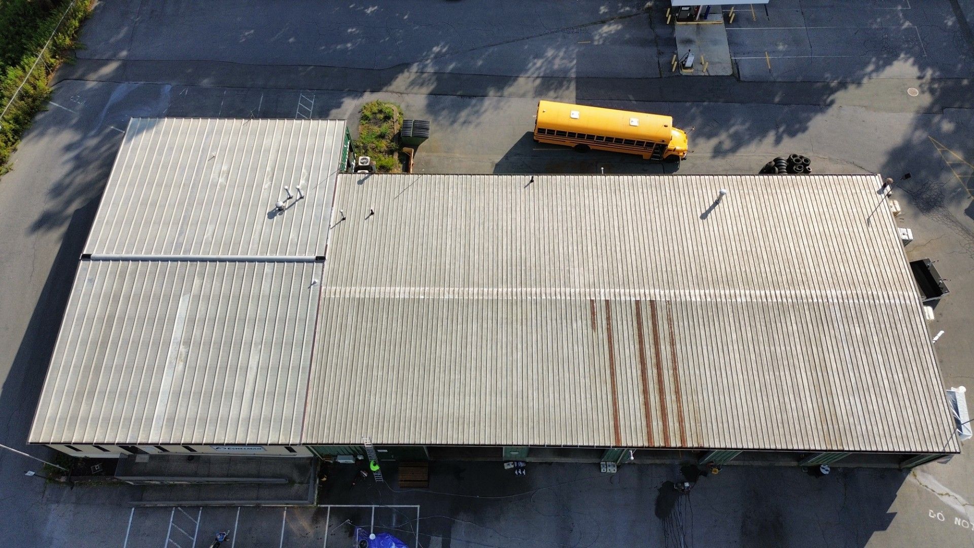 Before Metal Roof Restoration